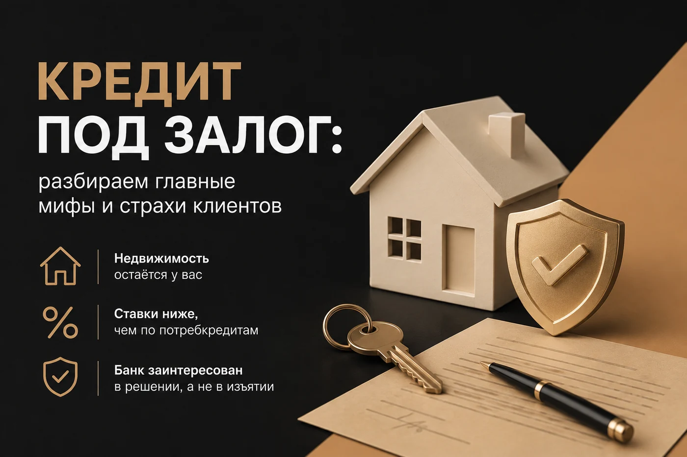 Кредит под залог: разбираем главные мифы и страхи клиентов
